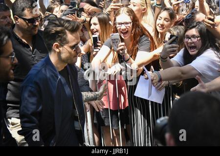 Milano Moda Uomo settimana - Giorgio Armani - Arrivi con: Liam Payne Dove: Milano, ME, Italia Quando: 19 giu 2017 Credit: IPA/WENN.com * * disponibile solo per la pubblicazione in UK, USA, Germania, Austria, Svizzera** Foto Stock