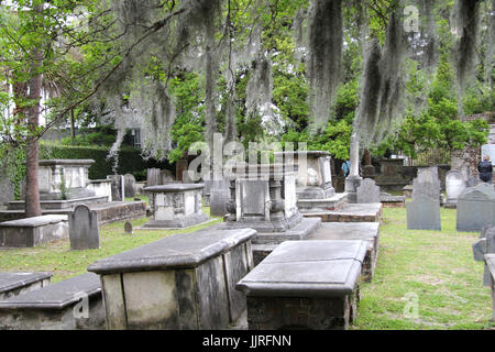 Cimitero di Magnolia centro di Charleston, Carolina del Sud Foto Stock