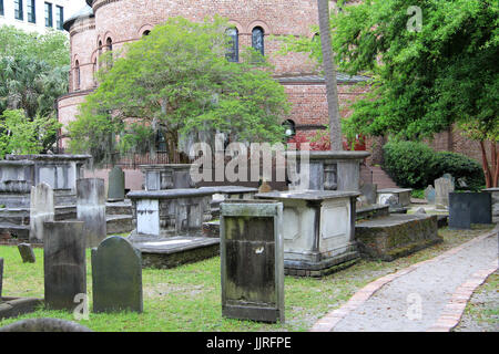 Cimitero di Magnolia centro di Charleston, Carolina del Sud Foto Stock