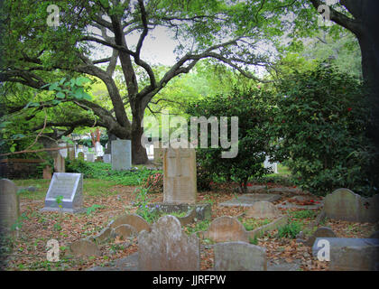 Cimitero di Magnolia centro di Charleston, Carolina del Sud Foto Stock