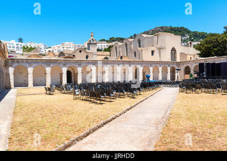 La certosa di san giacomo, certosa sull isola di cpari, Italia. Foto Stock