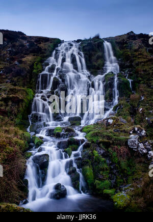 Scozia - circa aprile 2016: Il velo nuziale cade di Skye un isola in Scozia Foto Stock