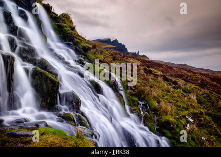 Scozia - circa aprile 2016: Il velo nuziale cade di Skye un isola in Scozia Foto Stock