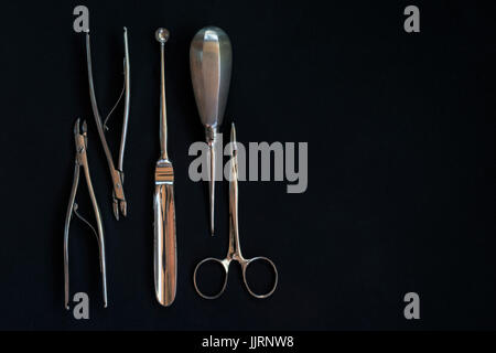 Vecchi strumenti medici Foto Stock