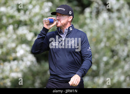 Stati Uniti d'America's Jimmy Walker durante il primo giorno del Campionato Open 2017 al Royal Birkdale Golf Club, Southport. Stampa foto di associazione. Picture Data: giovedì 20 luglio, 2017. Vedere PA storia Golf Open. Foto di credito dovrebbe leggere: Peter Byrne/filo PA. Restrizioni: solo uso editoriale. Uso non commerciale. Immagine ancora utilizzare solo. Il campionato aperto logo e chiaro collegamento al sito web aperto (TheOpen.com) per essere inclusi nel sito web publishing. Chiamate il numero +44 (0)1158 447447 per ulteriori informazioni. Foto Stock