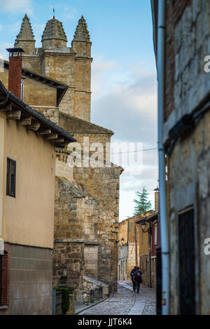 Castrojeriz, Spagna, Europa. Camido Santiago de Compostela. Foto Stock