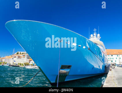 Yacht di lusso in una giornata di sole in Croazia Foto Stock