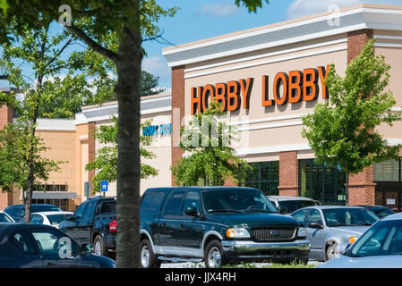 Hobby Lobby e negozio di artigianato in Lawrenceville, Georgia (Metro Atlanta). Foto Stock