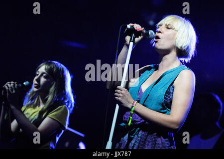 Sia che ha eseguito 2008 Coachella Music Festival Indio. Foto Stock