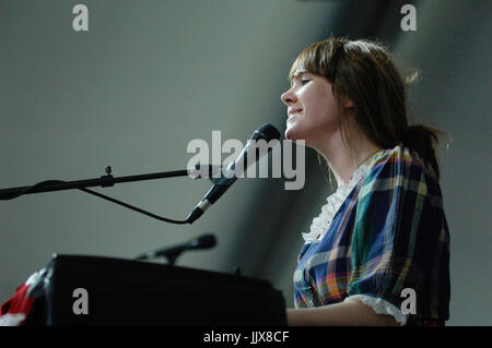 Kate Nash ha eseguito 2008 Coachella festival Indio. Foto Stock