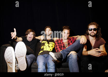 Dopo la mezzanotte progetto backstage ritratto 2009 kroq epicentro pomona fairplex pomona. Foto Stock