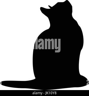 Gatti - raccolta di silhouette di vettore Illustrazione Vettoriale