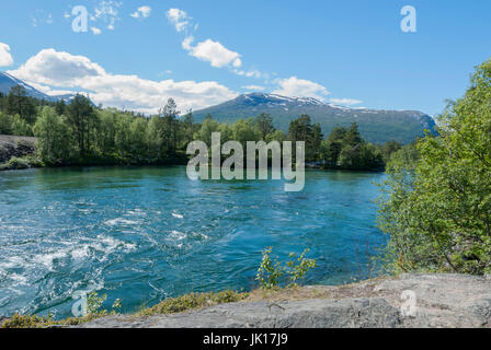 Rauma fiume in estate Foto Stock