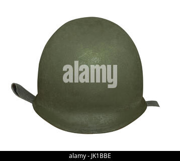 WW2 American M1 Casco Foto Stock