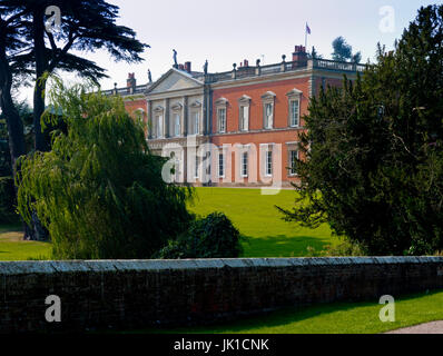 Staunton Harold Hall nel LEICESTERSHIRE REGNO UNITO Inghilterra settecentesca country house. Foto Stock