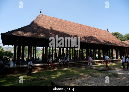 Tempio del dente di Kandy centrale provincia dello Sri lanka Foto Stock