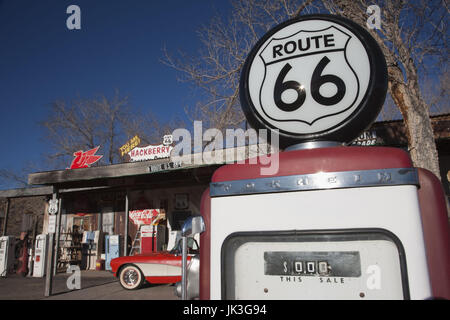 Stati Uniti d'America, Arizona Hackberry, Rt. 66 Città Vecchia Rt 66 Centro Visitatori Foto Stock