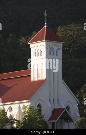 Seychelles, Isola di Mahe, Cascata, San Andrea Chiesa Foto Stock