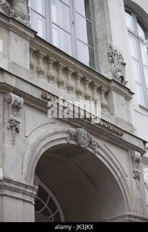 Germania, Schleswig-Holstein, Lubecca, Willy Brandt Haus, Museo di ex post tedesco leader di guerra, Foto Stock