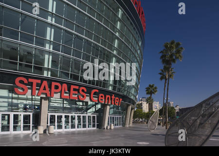 Stati Uniti, California, Los Angeles, Downtown, Staples Center sports arena Foto Stock
