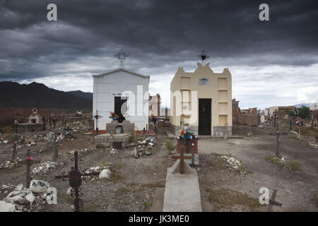 Argentina, Provincia di Salta, Cachi, cimitero comunale Foto Stock