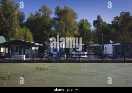 Stati Uniti d'America, Louisiana Cajun Country, Henderson, Lago Henderson, houseboats Foto Stock