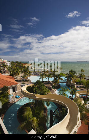 Puerto Rico, East Coast, Fajardo, El Conquistador Hotel Resort, acqua park Foto Stock