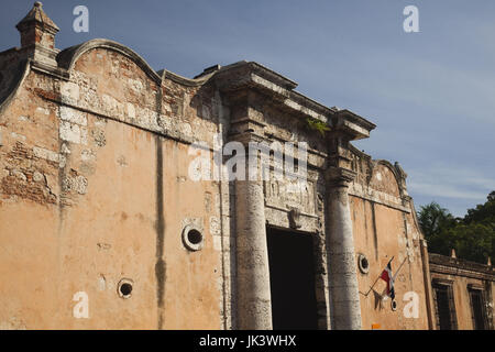 Repubblica Dominicana, Santo Domingo, Zona Colonial, Fortaleza Ozama, coloniale più antico edificio militare nel Nuovo Mondo, b.1502, il cancello principale Foto Stock