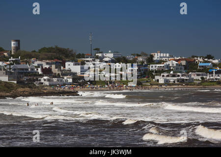 Uruguay, Punta del Este area, la barra, Playa La Boca Beach Foto Stock