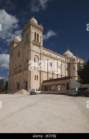 La Tunisia, Tunisi, Cartagine Byrsa Hill, L' Acropolium, b. 1884 Foto Stock