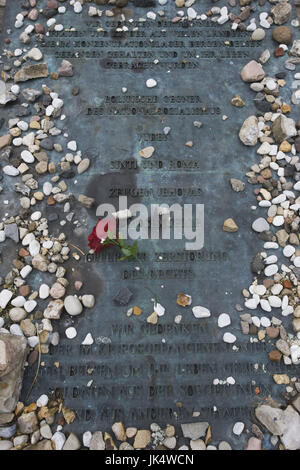 Germania, Niedersachsen, Bergen-Belsen WW2, campo di concentramento, memorial, Foto Stock