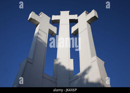 La Lituania, Vilnius, tre croci Hill Foto Stock