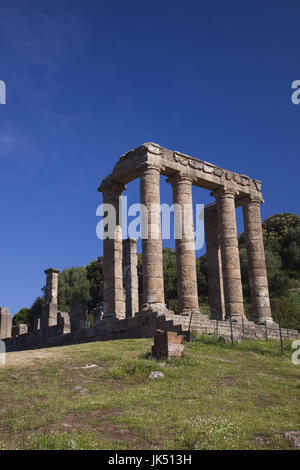 L'Italia, Sardegna, a sud-ovest della Sardegna, Tempio de Antas, rovine del tempio romano Foto Stock