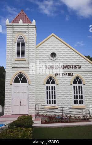 Puerto Rico, South Coast, Ensenada, la Chiesa Avventista del Settimo Giorno Foto Stock