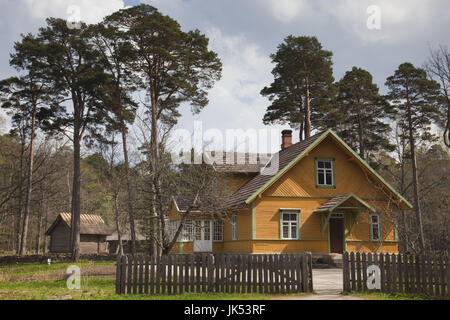 Estonia, Tallinn, Rocca Al Mare Village, Estonian Open Air Museum, secolo XIX agriturismo Foto Stock