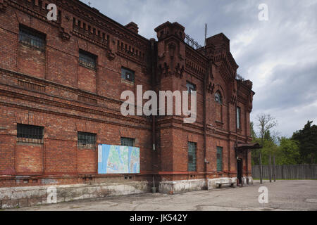 La lettonia, occidentale della Lettonia, regione di Kurzeme, Liepaja-Karosta, Karosta Prison, ex dell era sovietica prigione navale Foto Stock