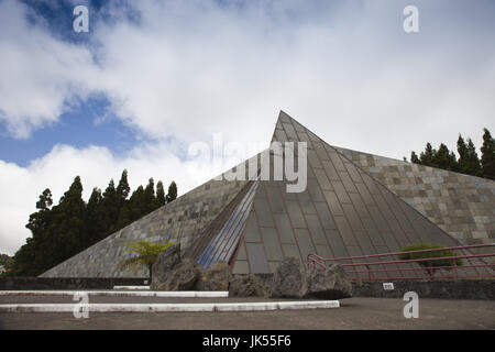 Reunion, Bourg Murat, Plaine des Cafres, Piton de la Fournaise Vulcano, Maison du Volcan, Museo vulcano Foto Stock