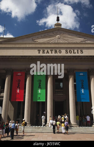 Uruguay, Montevideo, teatro Teatro Solis Foto Stock