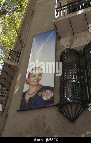 Argentina, Buenos Aires, Palermo, Evita museo, dedicato a Eva Peron, ex first lady Foto Stock