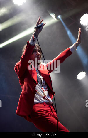 22nd, luglio 2017. Sheffield, Regno Unito. Primal Scream headline il palco principale al Sheffield tracciafile Festival. © Gary Bagshawe / Alamy Live News. Foto Stock