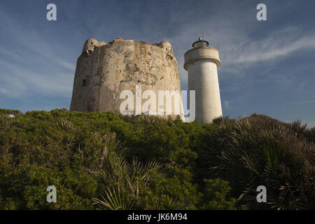 L'Italia, Sardegna, occidentale della Sardegna, Porto Conte, faro Foto Stock