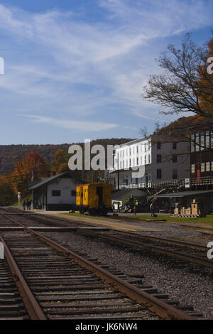 Stati Uniti d'America, West Virginia, Cass, Cass Scenic Railroad parco dello stato Foto Stock