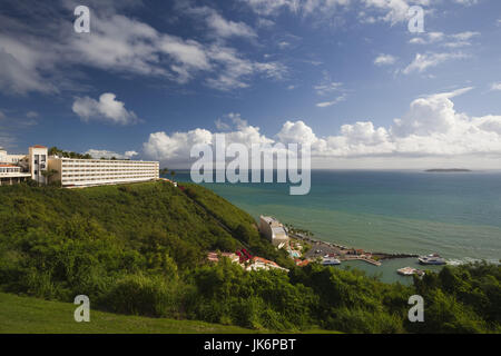 Puerto Rico, East Coast, Fajardo, El Conquistador Hotel Resort Foto Stock