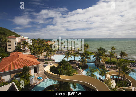 Puerto Rico, East Coast, Fajardo, El Conquistador Hotel Resort, acqua park Foto Stock