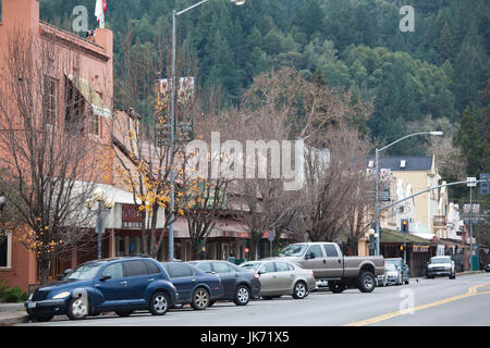 Stati Uniti d'America, la California, la California del Nord, Napa Valley Wine Country, Calistoga, downtown