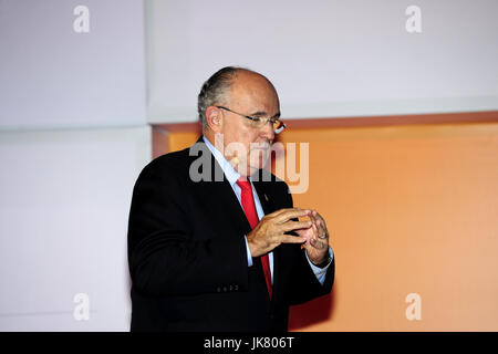 giuliani, sindaco, nuovo, pol, politica, autorità, rudolph, singolo, parlando, stati uniti, york, foto Kazimierz Jurewicz Foto Stock