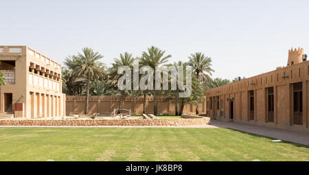 Al Ain Palace Museum, UAE; visualizzazione dei cantieri interni Foto Stock