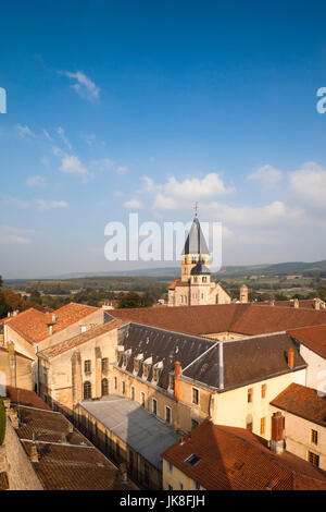 Francia, Saône-et-Loire Reparto, Regione Borgogna, Area Maconnais, Cluny, Abbazia di Cluny Foto Stock