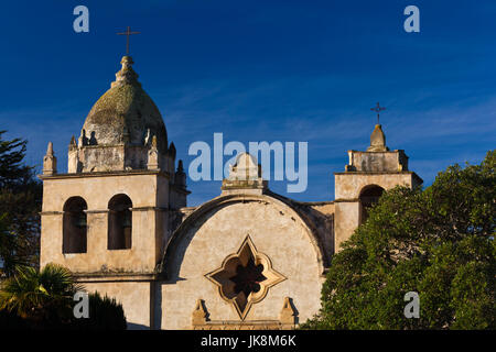 Stati Uniti, California, Central Coast, Carmel-By-The-Sea, San Carlos Borromeo de Carmelo missione Foto Stock