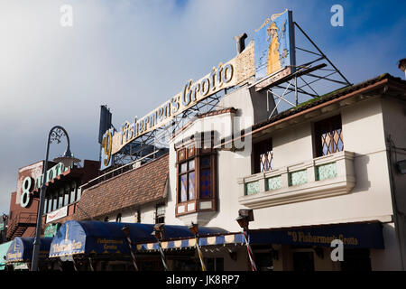 Stati Uniti, California, San Francisco Fisherman's Wharf, pescatori ristorante grotta Foto Stock